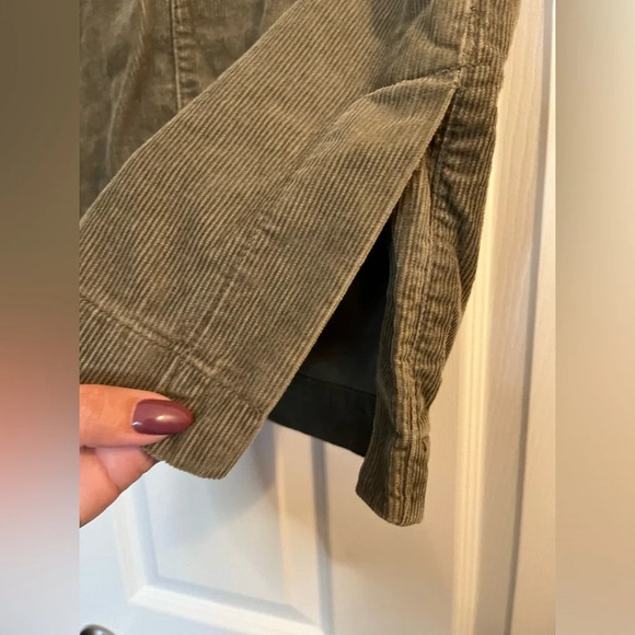 Jacob  Connection y2k women mini skirt 3 4 corduroy light brown - Picture 3 of 7